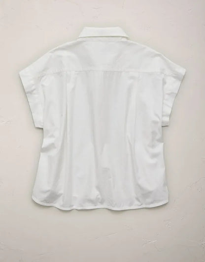AE77 Cropped Short-Sleeve Shirt