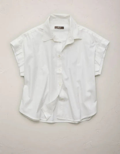 AE77 Cropped Short-Sleeve Shirt