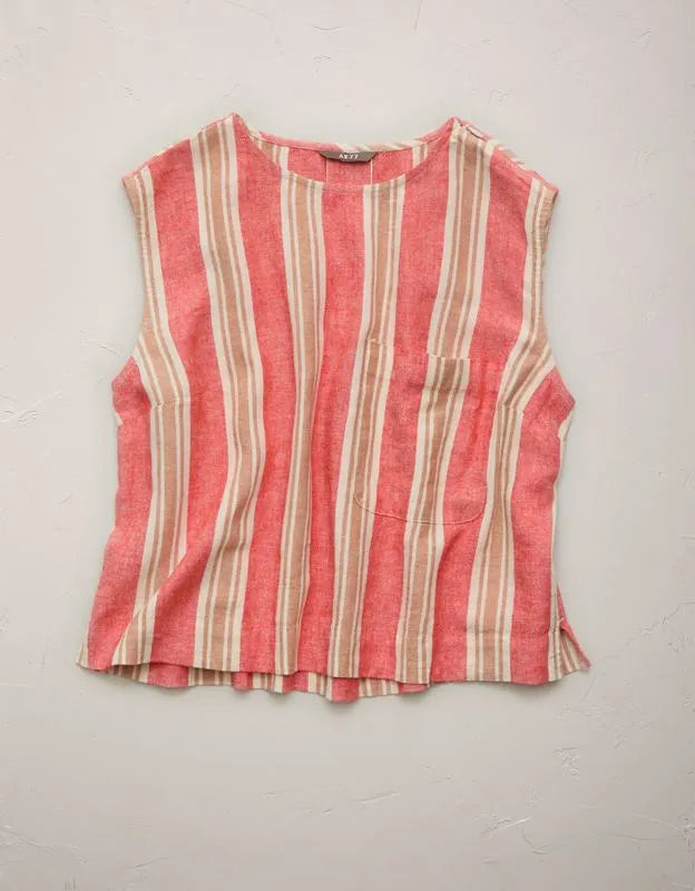 AE77 Boxy Chambray Top