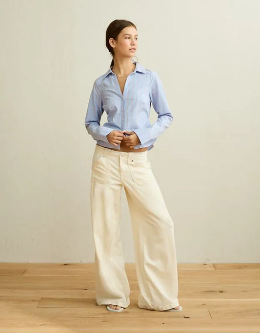 AE Fitted Button-Up Shirt
