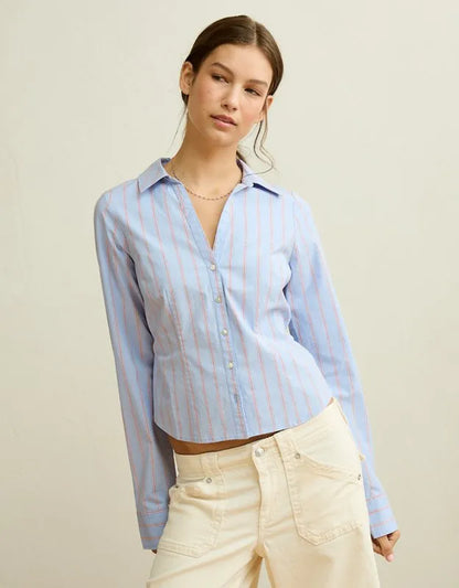 AE Fitted Button-Up Shirt