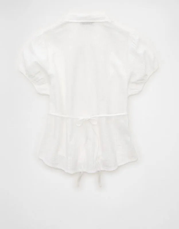 AE Short-Sleeve Button-Up Shirt