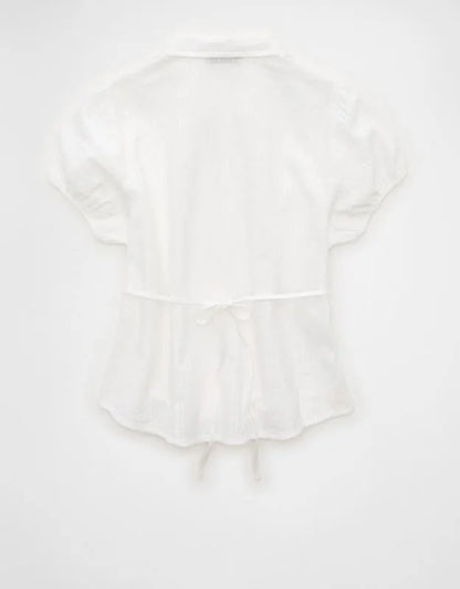AE Short-Sleeve Button-Up Shirt