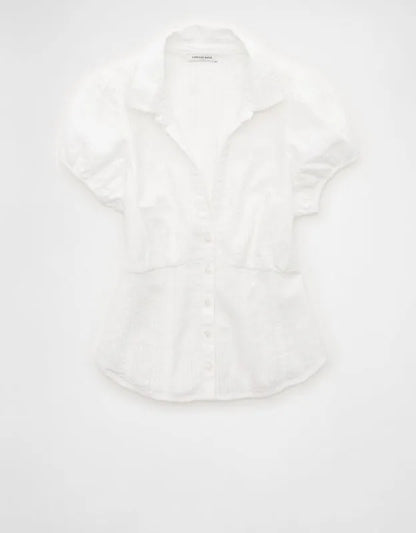 AE Short-Sleeve Button-Up Shirt