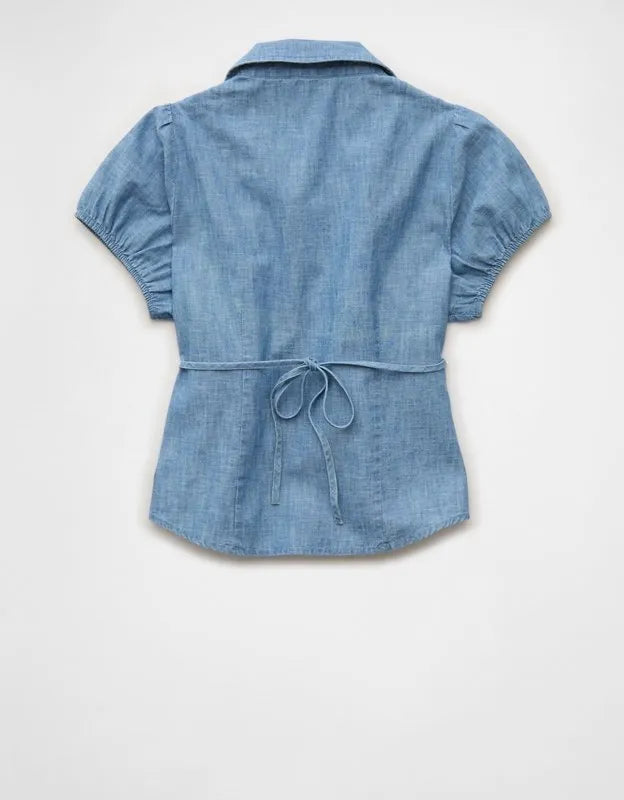 AE Short-Sleeve Button-Up Shirt