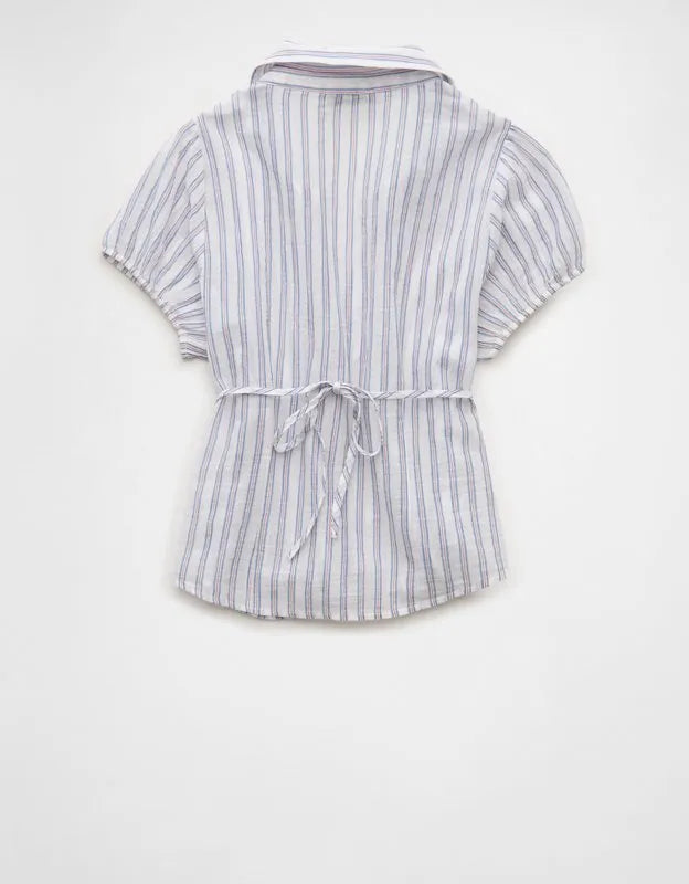 AE Short-Sleeve Button-Up Shirt