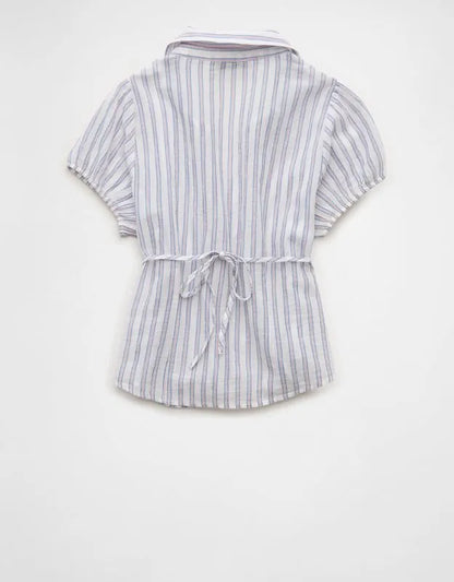 AE Short-Sleeve Button-Up Shirt
