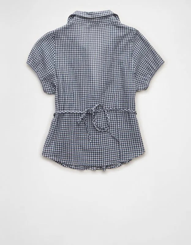 AE Short-Sleeve Button-Up Shirt