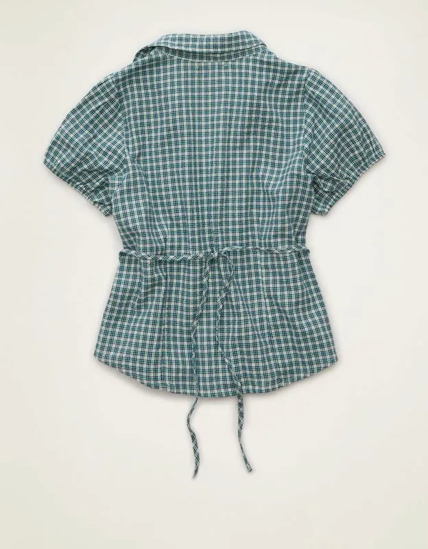 AE Short-Sleeve Button-Up Shirt