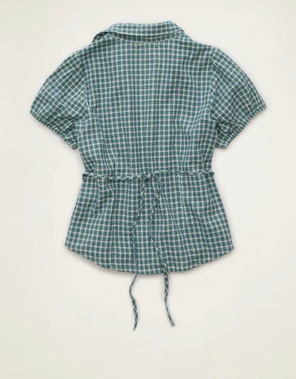 AE Short-Sleeve Button-Up Shirt
