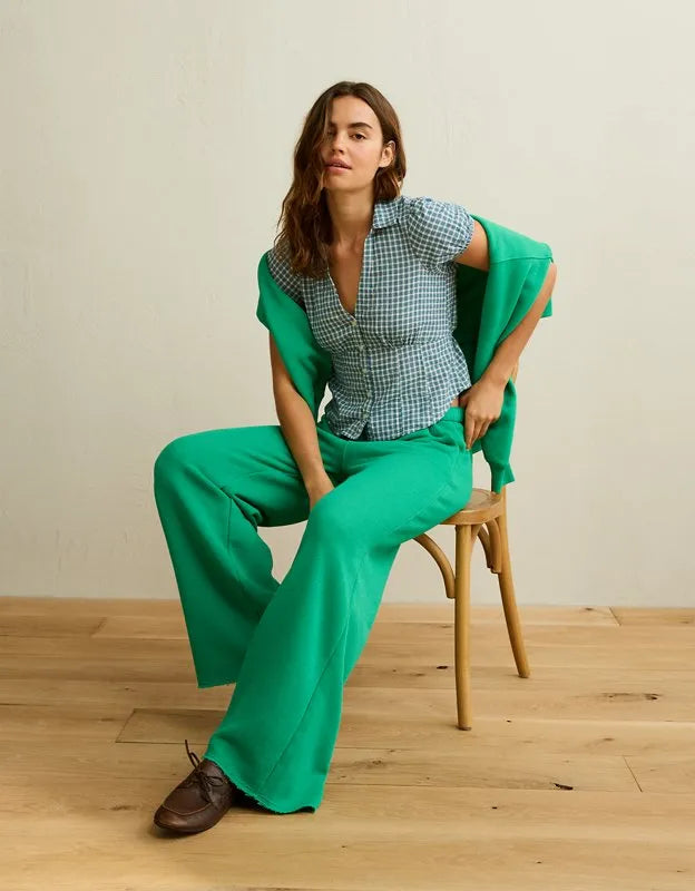 AE Short-Sleeve Button-Up Shirt