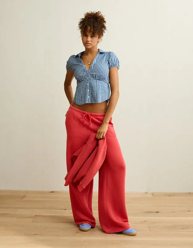 AE Short-Sleeve Button-Up Shirt