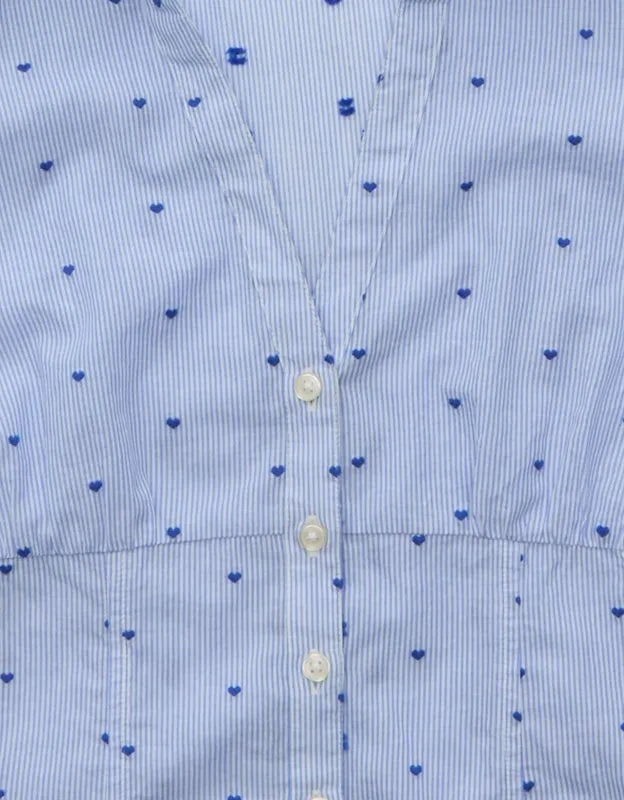 AE Short-Sleeve Button-Up Shirt