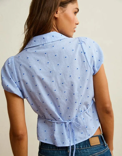 AE Short-Sleeve Button-Up Shirt