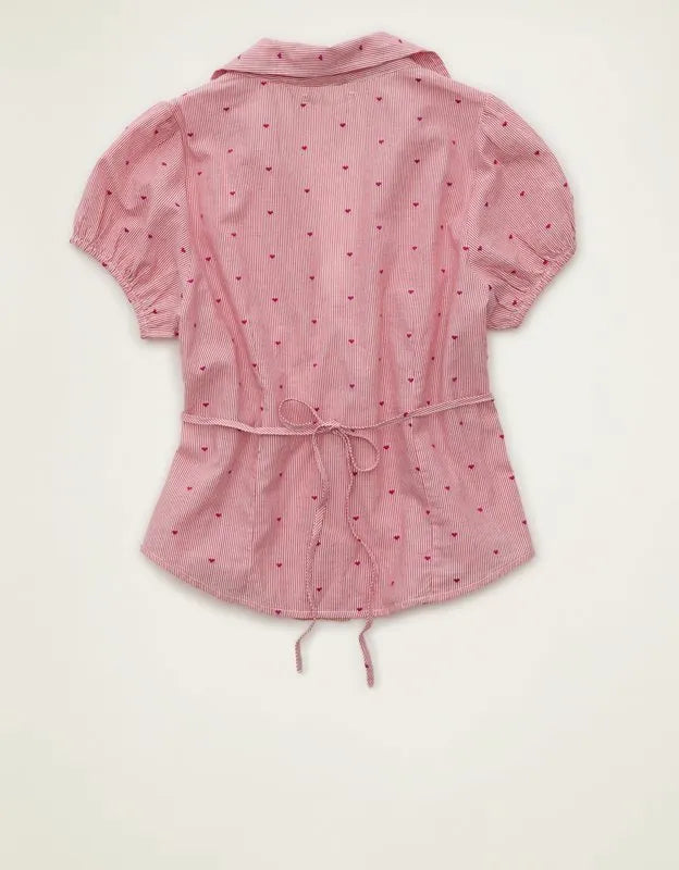 AE Short-Sleeve Button-Up Shirt