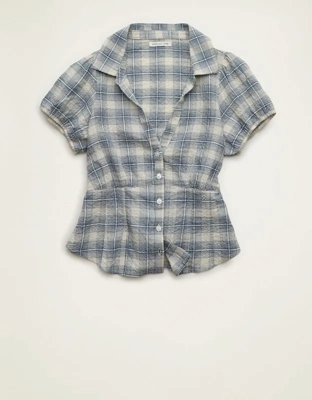 AE Short-Sleeve Button-Up Shirt