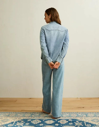 AE Throwback Denim Button-Up Shirt