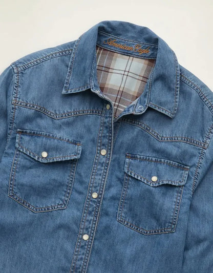 AE Throwback Denim Button-Up Shirt