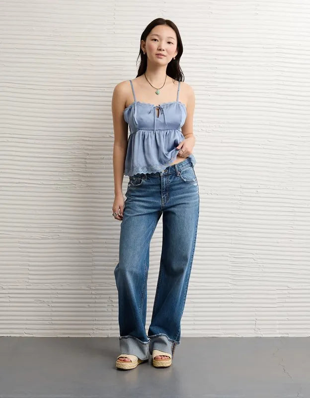 AE Tiered Ruffle Tank Top