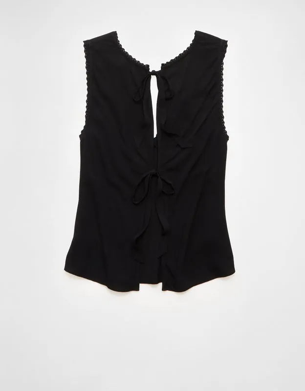 AE V-Neck Tie Back Top