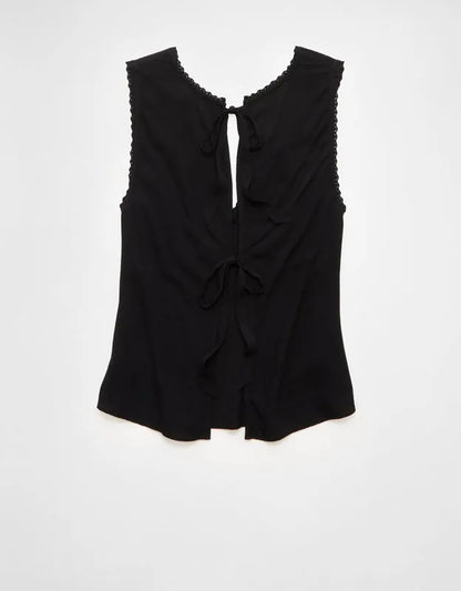 AE V-Neck Tie Back Top