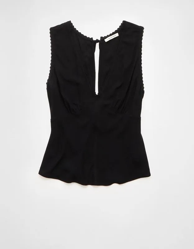 AE V-Neck Tie Back Top