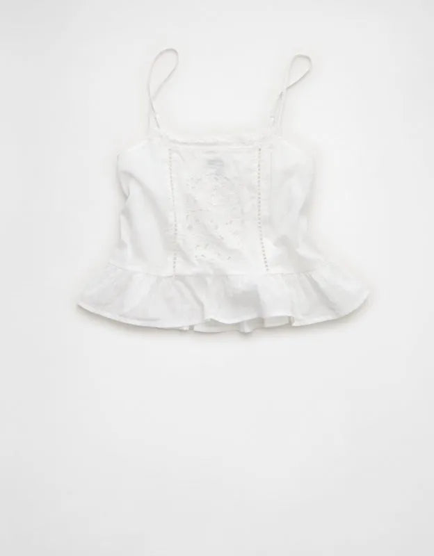 AE Embroidered Lace Cami