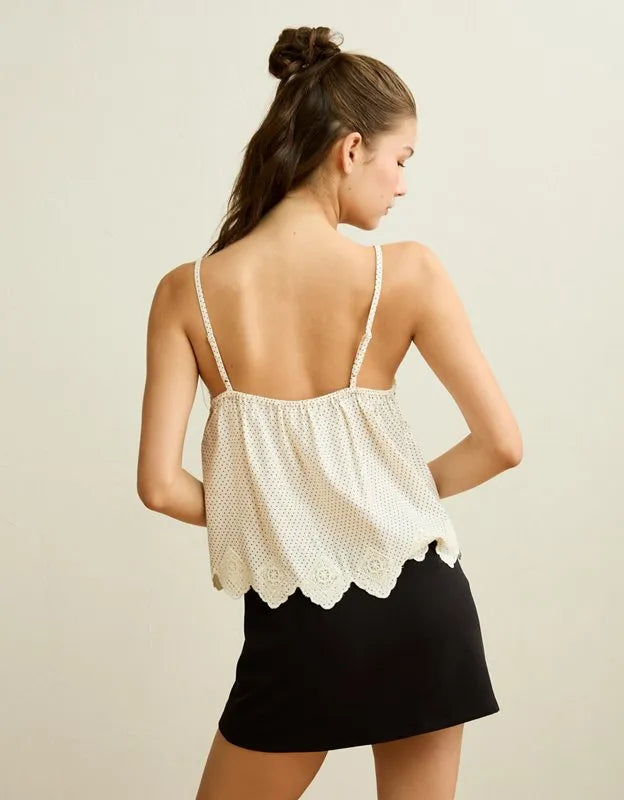 AE Ribbon Tie-Front Cami
