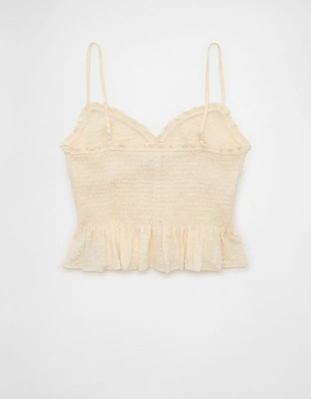 AE Smocked V-Neck Cami