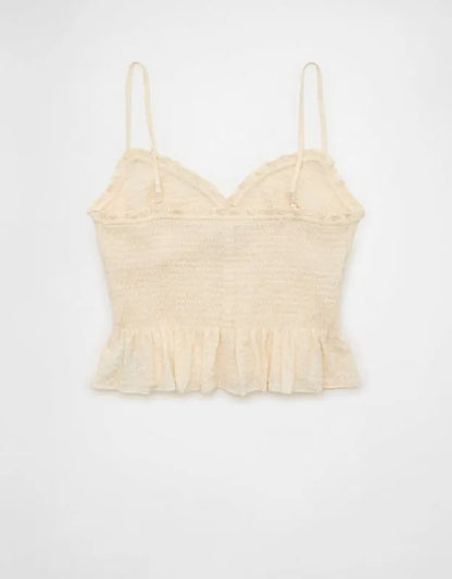 AE Smocked V-Neck Cami