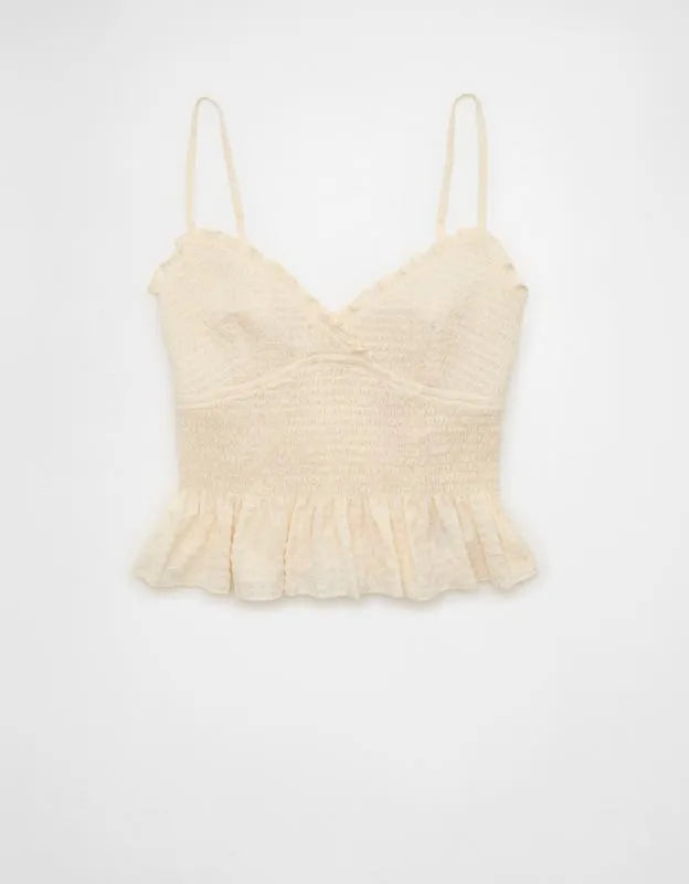 AE Smocked V-Neck Cami