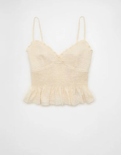 AE Smocked V-Neck Cami