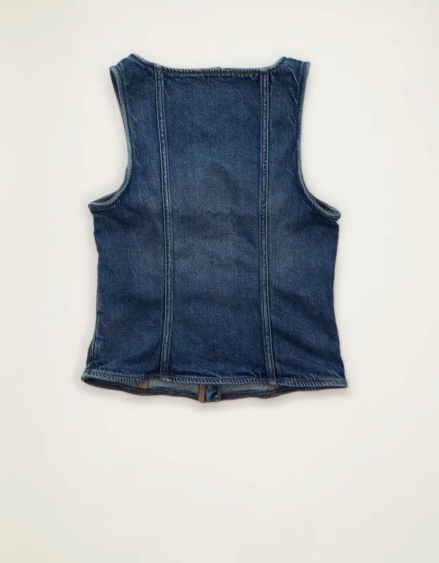 AE Zip-Up Denim Vest