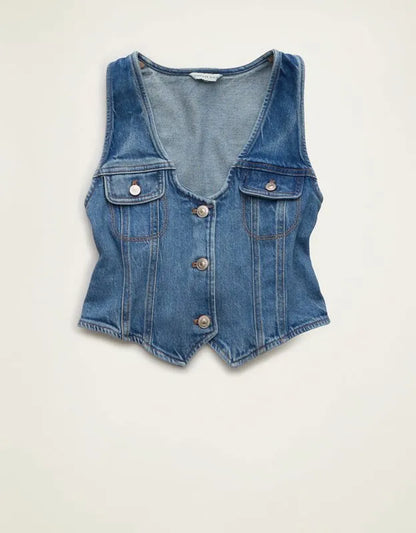 AE Denim Vest