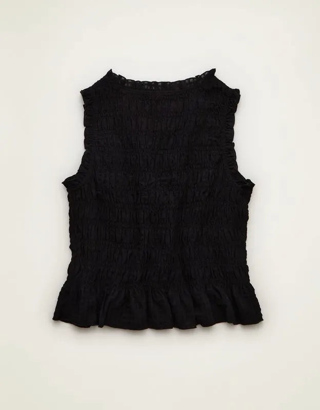 AE Ruched V-Neck Top