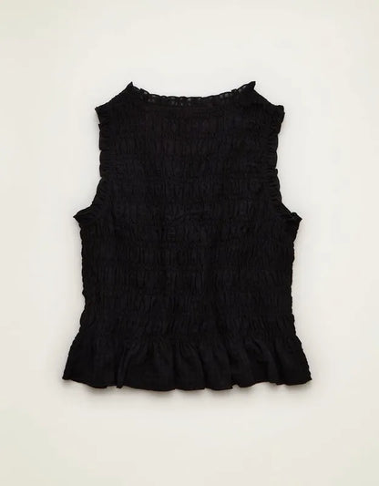 AE Ruched V-Neck Top