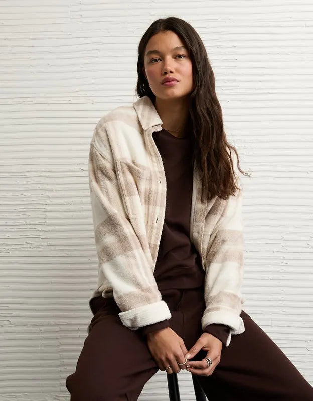 AE Fleece Shacket