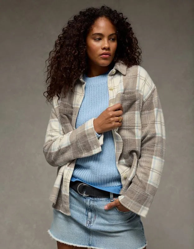 AE Fleece Shacket