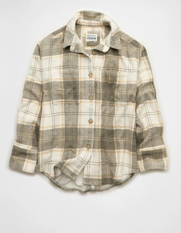 AE Fleece Shacket