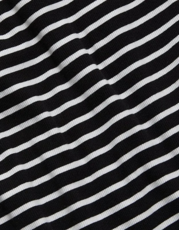 AE77 Striped Square Neck Tank Top