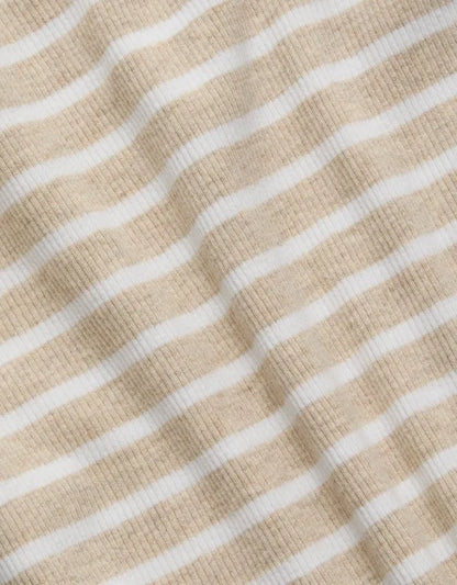 AE77 Striped Square Neck Tank Top
