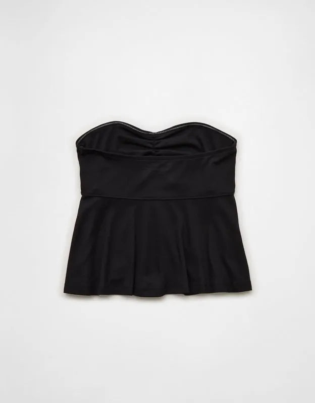 AE Cinched Babydoll Tube Top