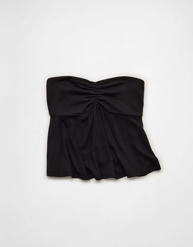 AE Cinched Babydoll Tube Top