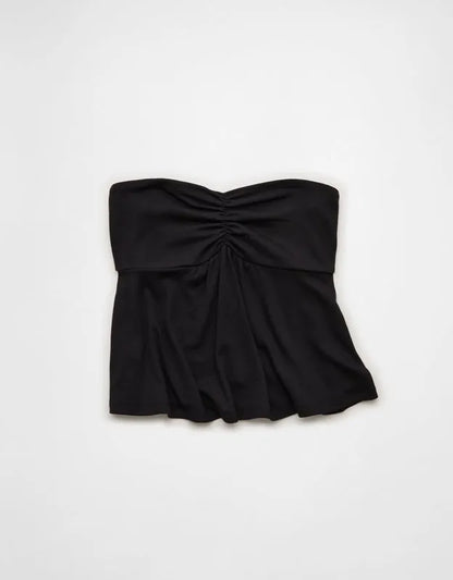 AE Cinched Babydoll Tube Top