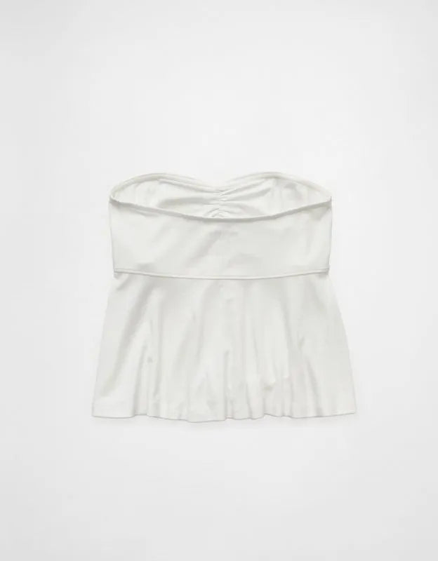 AE Cinched Babydoll Tube Top
