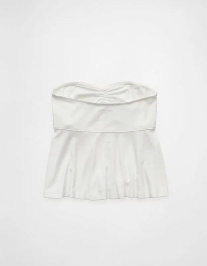 AE Cinched Babydoll Tube Top
