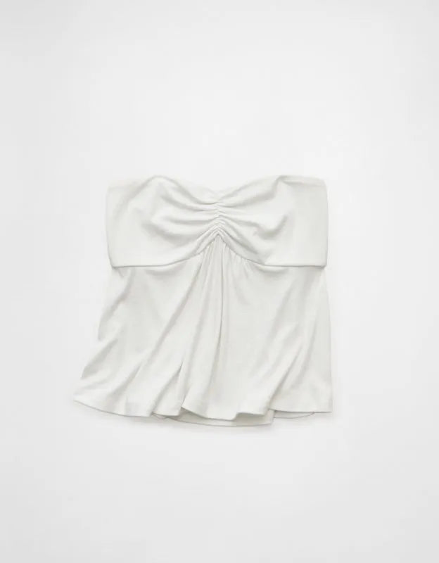 AE Cinched Babydoll Tube Top