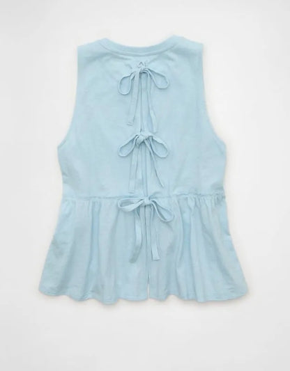 AE Sunchaser Tie-Back Babydoll Tank Top