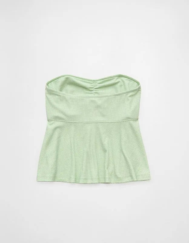 AE Cinched Babydoll Tube Top