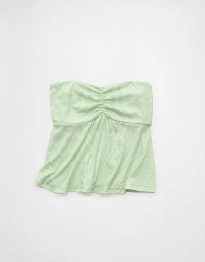 AE Cinched Babydoll Tube Top